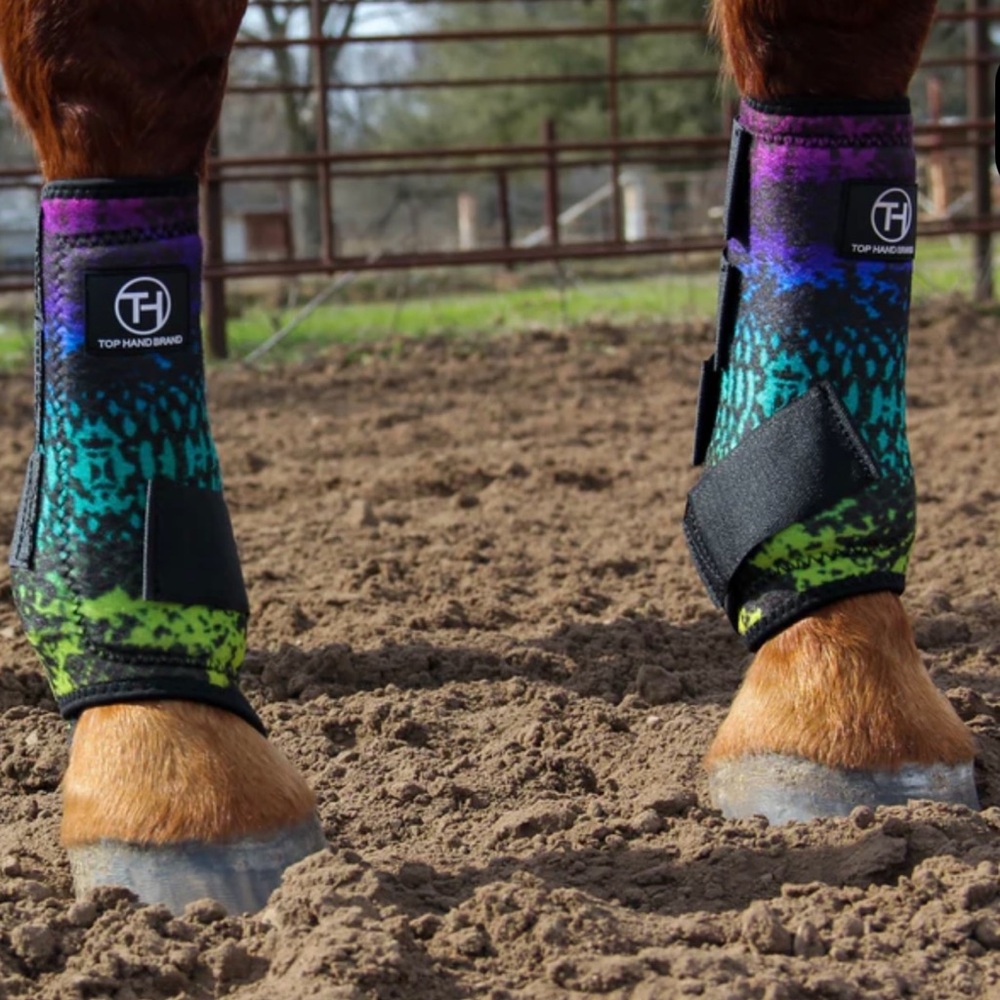 Top hand brand Colorful Horse Sport Boots